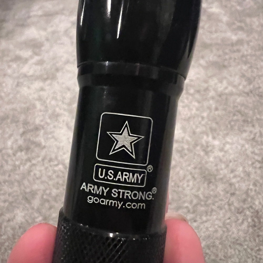 U.S. Army Black Tactical Flashlight